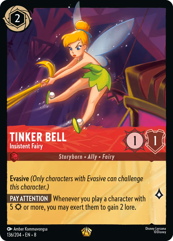Tinker Bell - Insistent Fairy #136 (Legendary)
