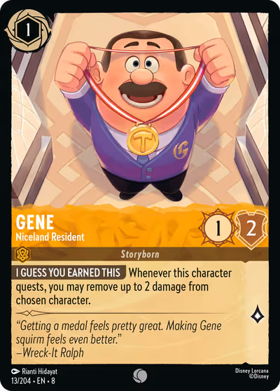Gene - Niceland Resident #13 — Reign of Jafar (Common) · Disney Lorcana