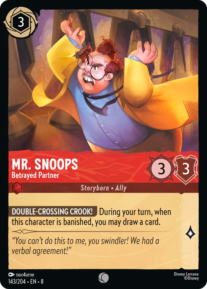 Mr. Snoops - Betrayed Partner #143 (Common)