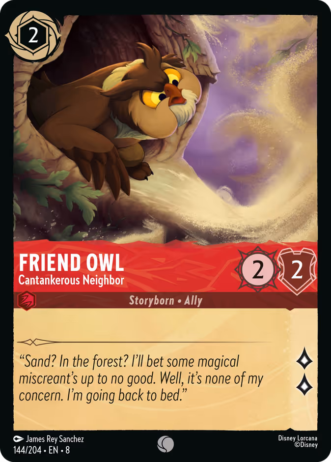 Friend Owl - Cantankerous Neighbor #144 (Common)