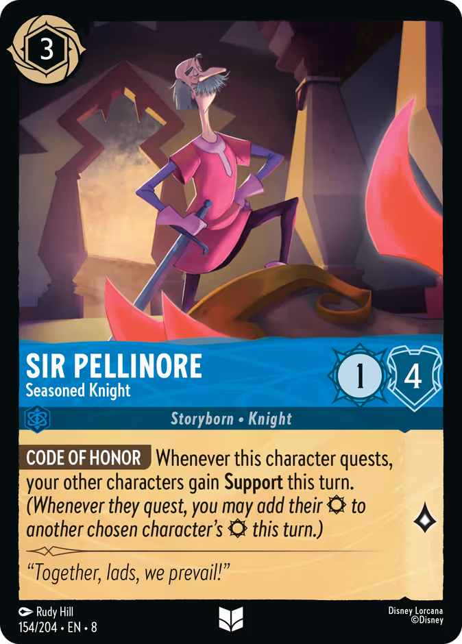 Sir Pellinore - Seasoned Knight #154 (Uncommon)
