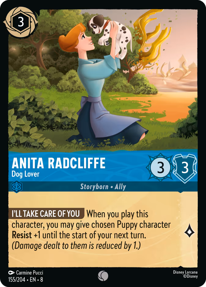 Anita Radcliffe - Dog Lover #155 (Common)