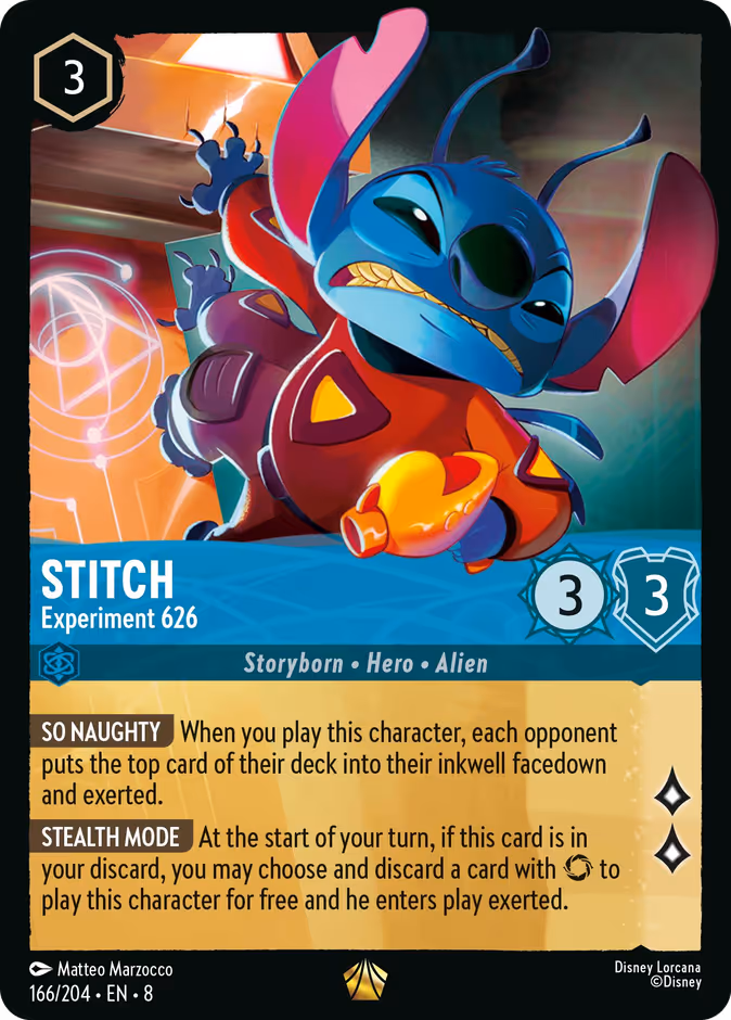 Stitch - Experiment 626 #166 (Legendary)