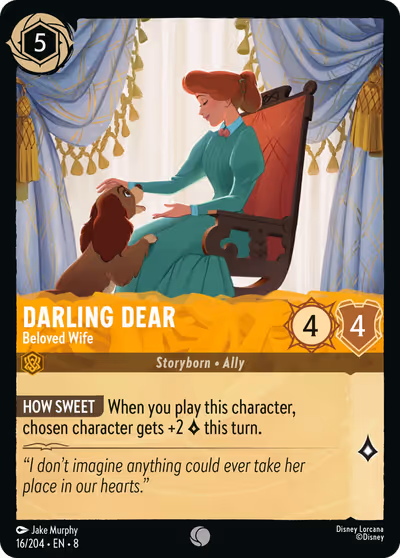 Darling Dear - Beloved Wife #16 — Reign of Jafar (Common) · Disney Lorcana