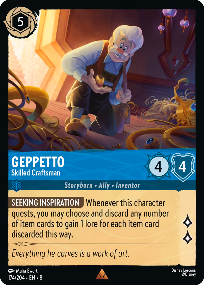 Geppetto - Skilled Craftsman #174 (Rare)