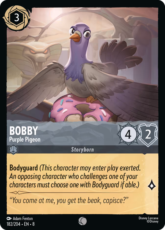 Bobby - Purple Pigeon #182 (Common)