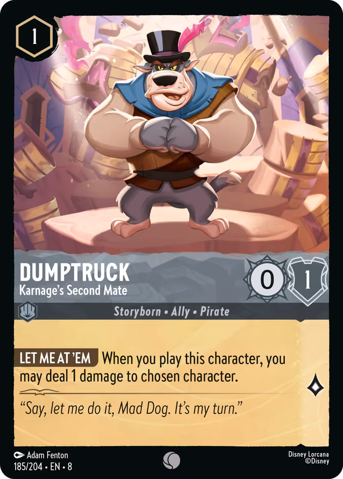 Dumptruck - Karnage's Second Mate #185 (Common)