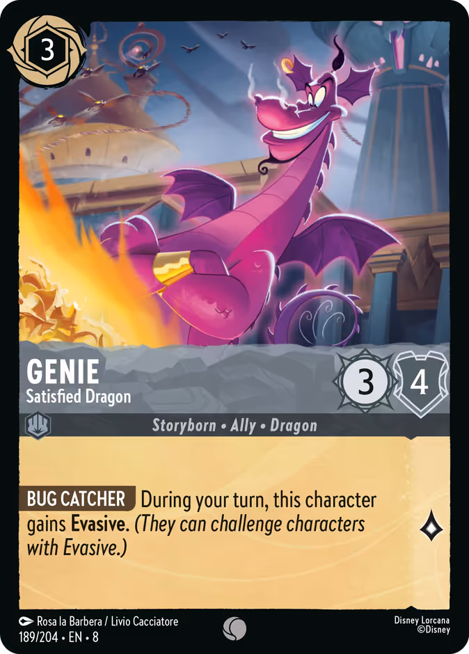 Genie - Satisfied Dragon #189 (Common)