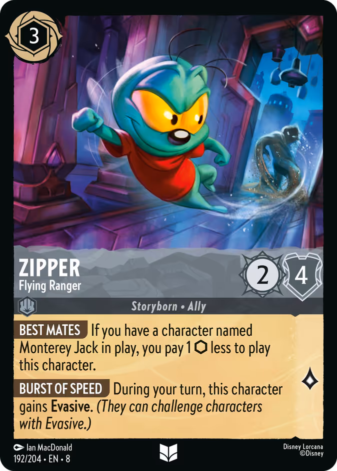 Zipper - Flying Ranger #192 (Uncommon)