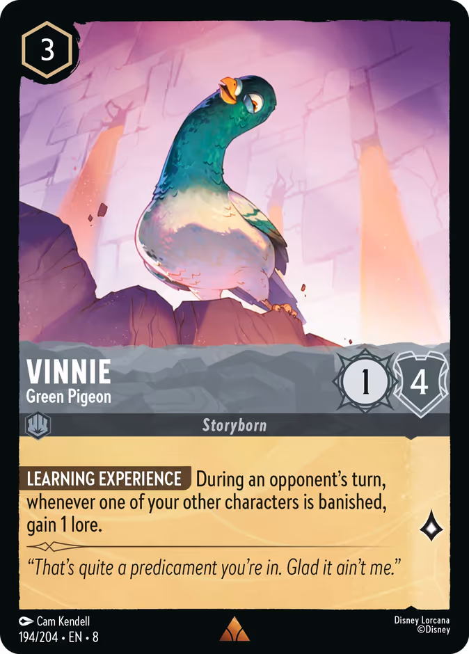 Vinnie - Green Pigeon #194 (Rare)