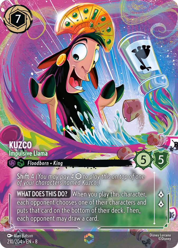 Kuzco - Impulsive Llama #210 #210 (Enchanted)