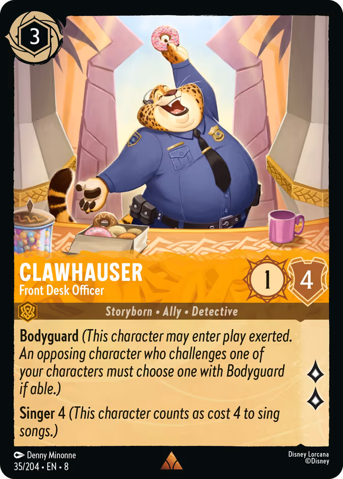 Clawhauser - Front Desk Officer #35 (Rare)