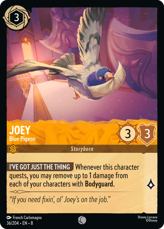 Joey - Blue Pigeon #36 (Common)