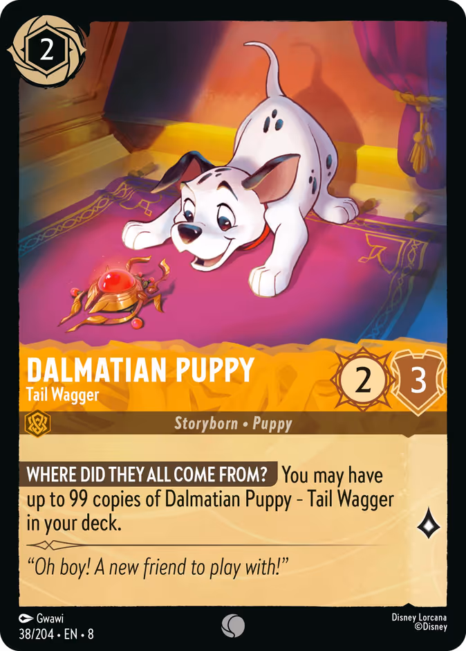 Dalmatian Puppy - Tail Wagger #38 (Common)