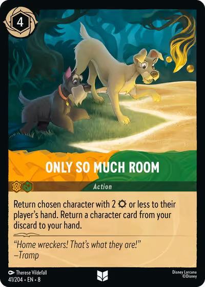 Only So Much Room #41 — Reign of Jafar (Uncommon) · Disney Lorcana
