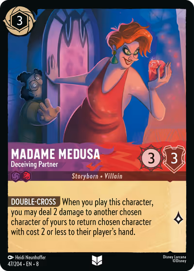 Madame Medusa - Deceiving Partner #47 — Reign of Jafar (Uncommon) · Disney Lorcana