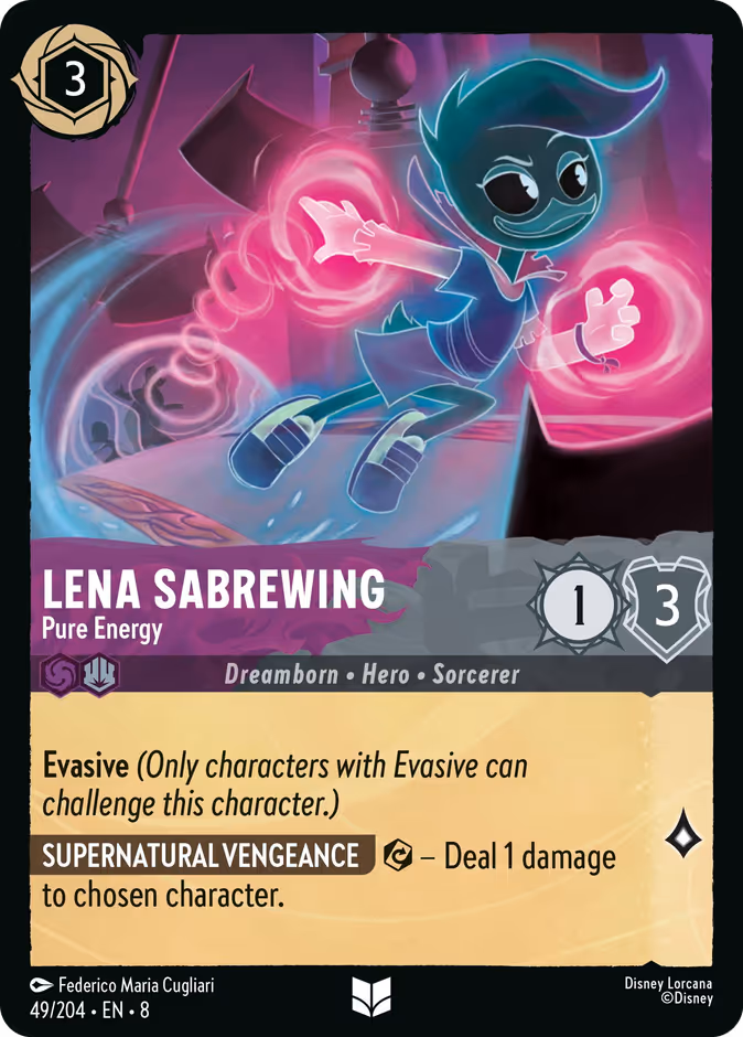 Lena Sabrewing - Pure Energy #49 (Uncommon)
