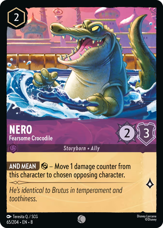 Nero - Fearsome Crocodile #65 (Common)