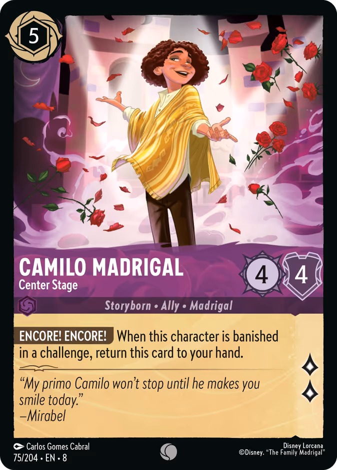 Camilo Madrigal - Center Stage #75 (Common)