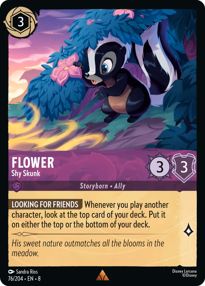 Flower - Shy Skunk #76 (Rare)