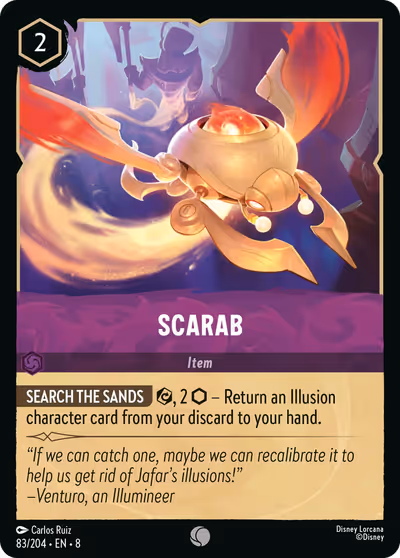 Scarab #83 — Reign of Jafar (Common) · Disney Lorcana