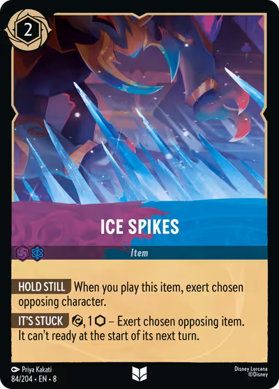 Ice Spikes #84 — Reign of Jafar (Uncommon) · Disney Lorcana