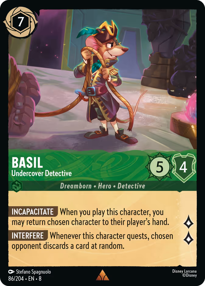 Basil - Undercover Detective #86 (Rare)