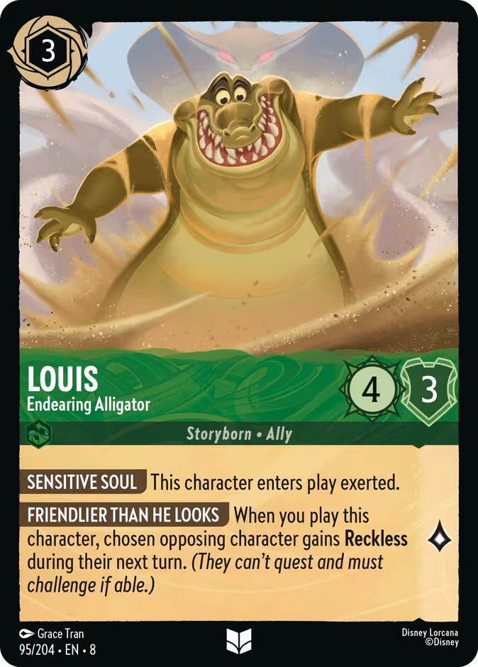 Louis - Endearing Alligator #95 (Uncommon)