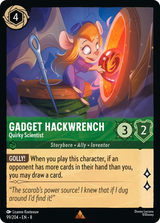 Gadget Hackwrench - Quirky Scientist #99 (Rare)