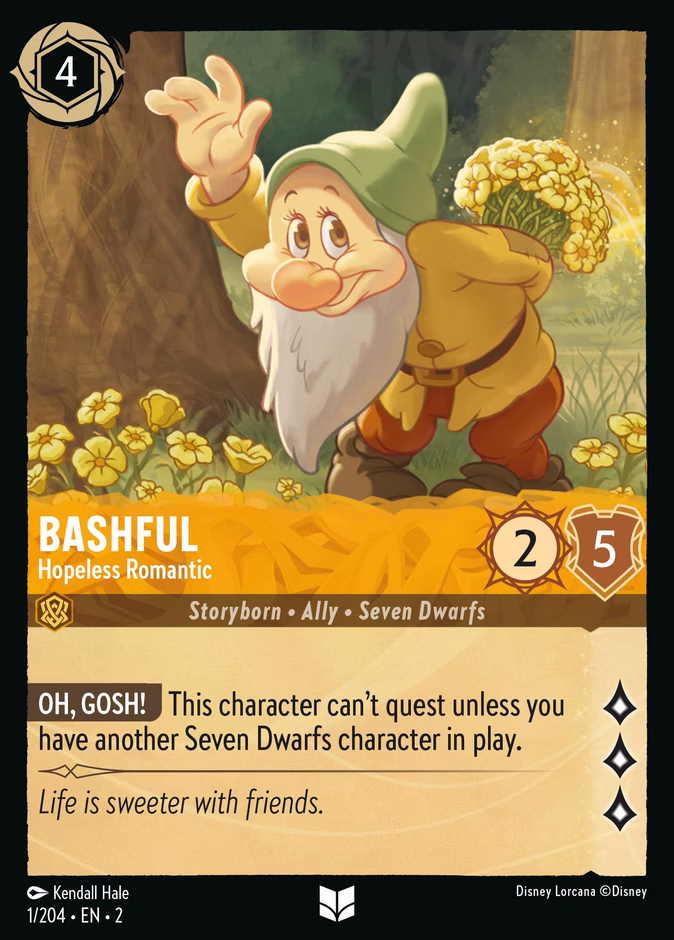Bashful - Hopeless Romantic #1 (Uncommon)