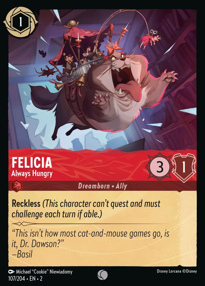 Felicia - Always Hungry #107 (Common)