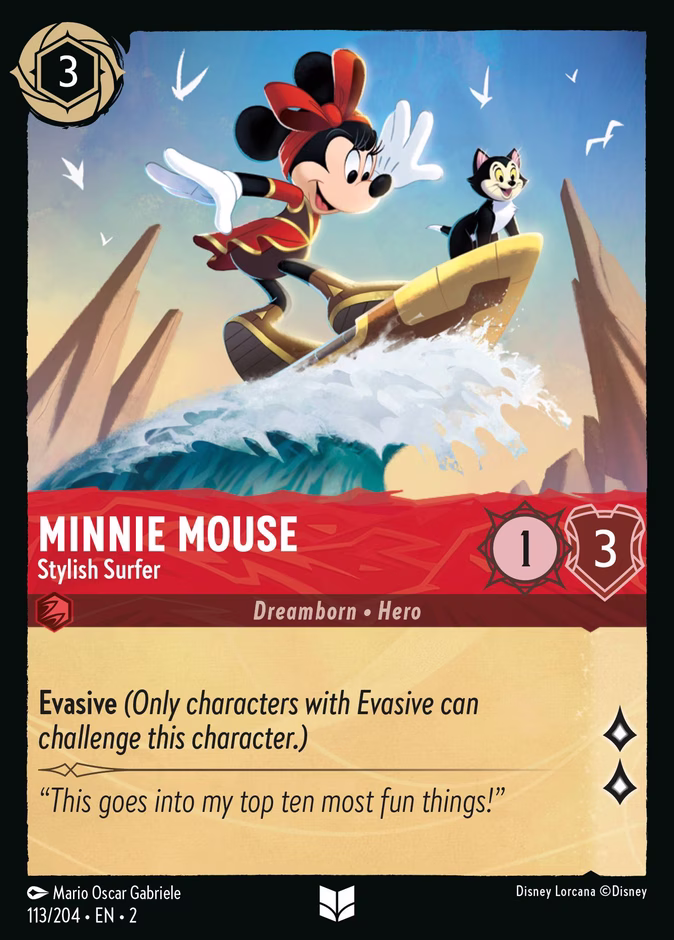 Minnie Mouse - Stylish Surfer #113 (Uncommon)
