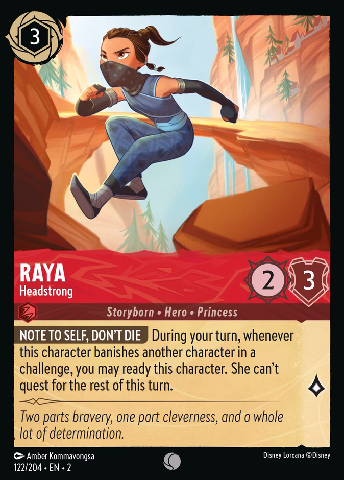 Raya - Headstrong #122 (Common)