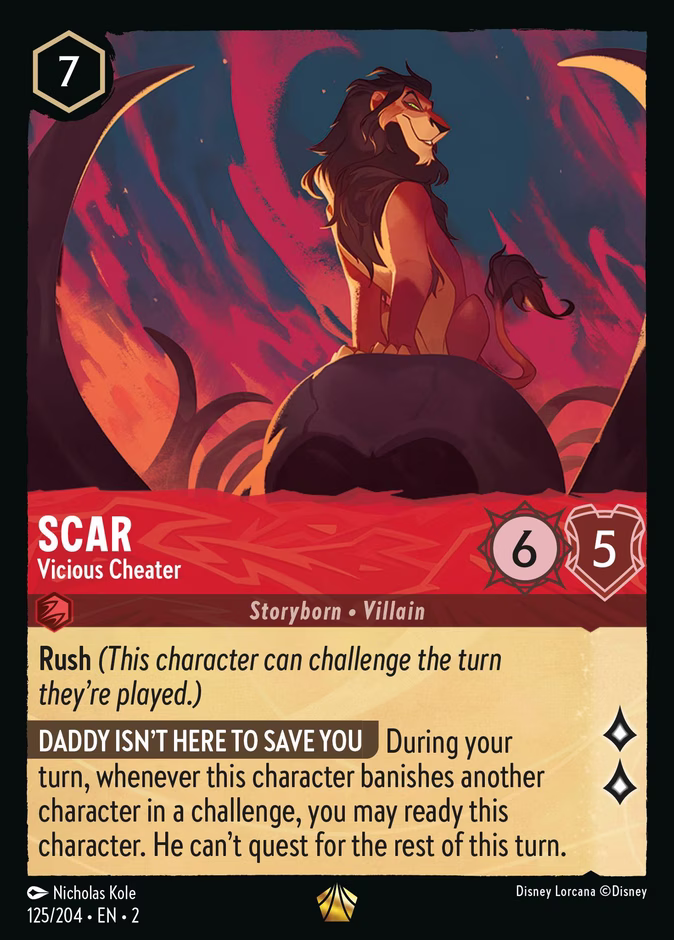 Scar - Vicious Cheater #125 (Legendary)