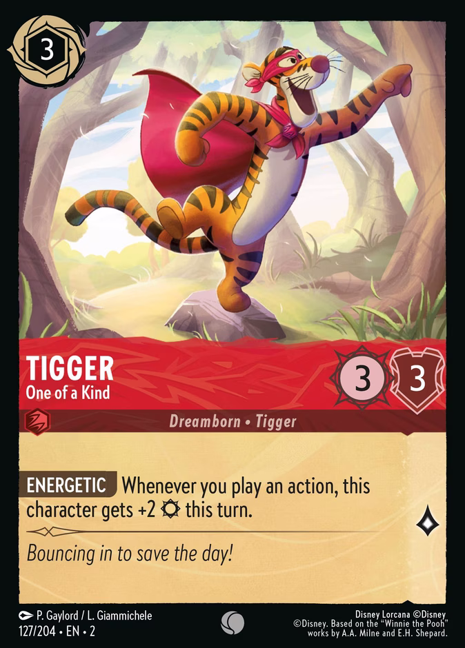 Tigger - One Of A Kind #127 (Common)