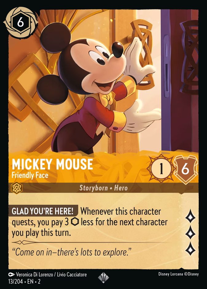 Mickey Mouse - Friendly Face #13 (Super_rare)