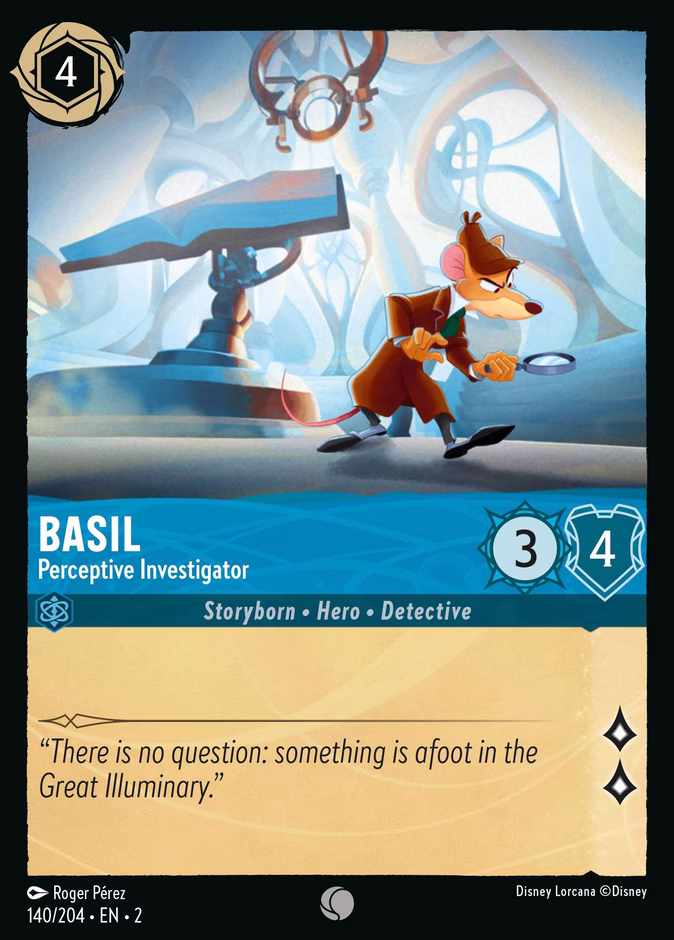 Basil - Perceptive Investigator #140 (Common)