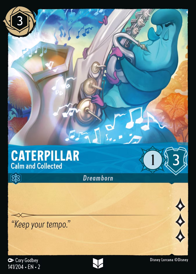 Caterpillar - Calm and Collected #141 (Uncommon)
