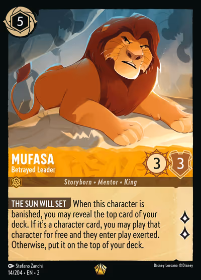 Mufasa - Betrayed Leader