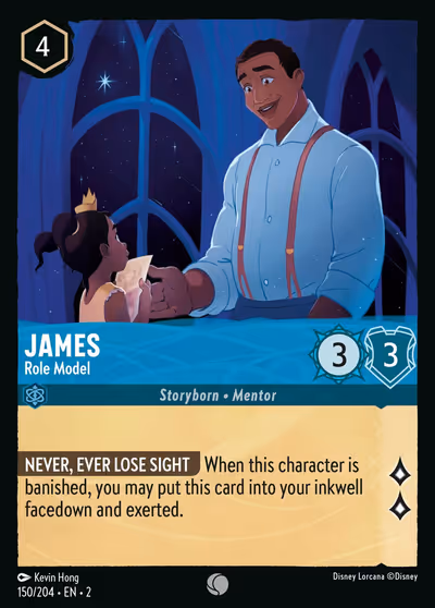 James - Role Model #150 — Rise of the Floodborn (Common) · Disney Lorcana