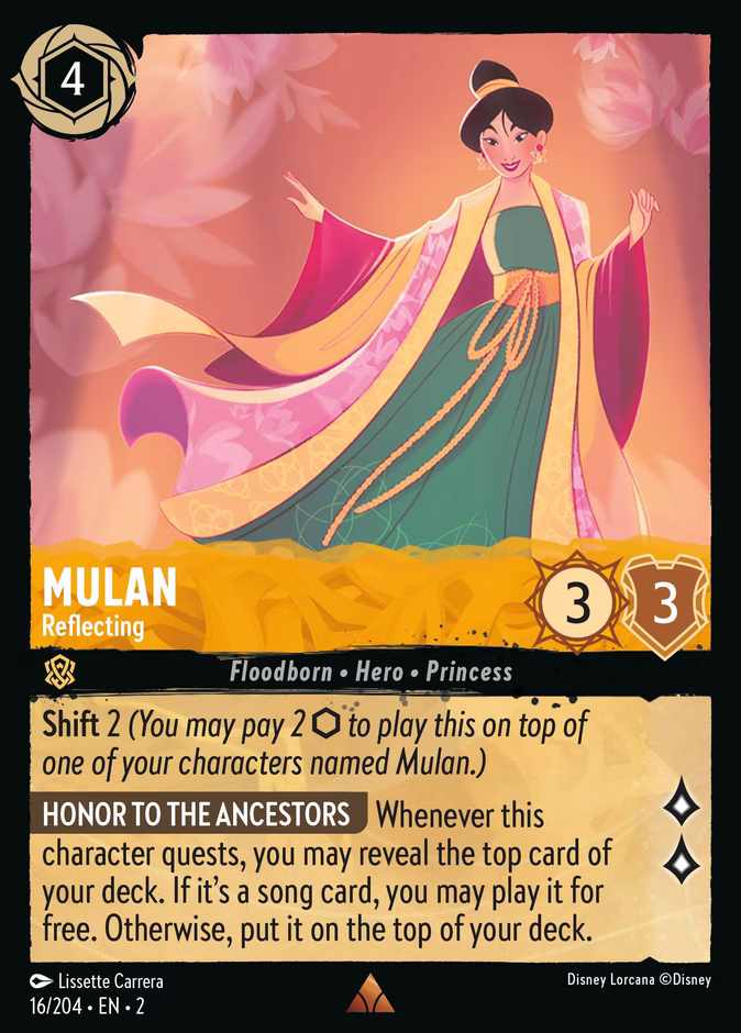 Mulan - Reflecting #16 (Rare)
