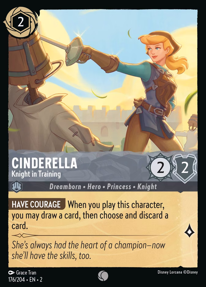 Cinderella - Knight In Training #176 (Common)