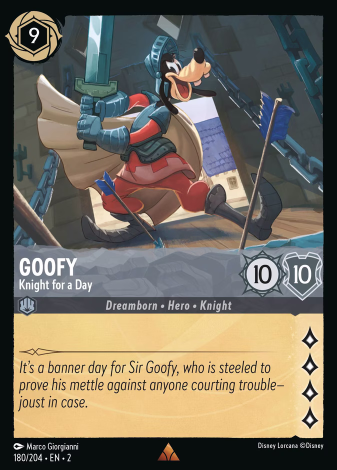 Goofy - Knight for a Day #180 (Rare)