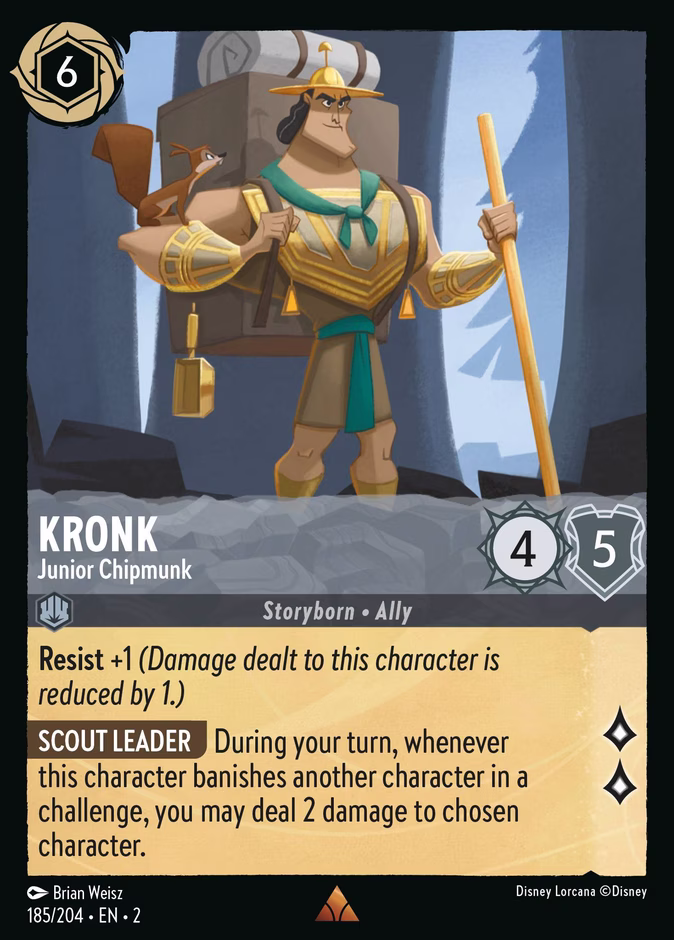 Kronk - Junior Chipmunk #185 (Rare)