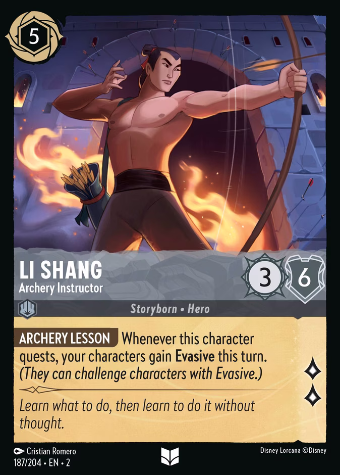 Li Shang - Archery Instructor #187 (Uncommon)