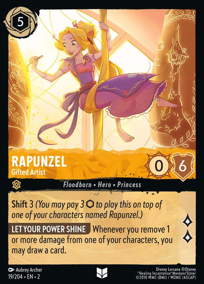 Rapunzel - Gifted Artist #19 (Uncommon)