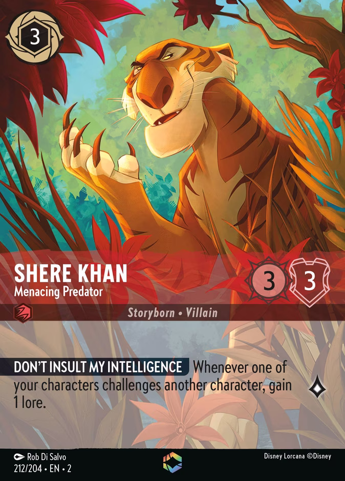 Shere Khan - Menacing Predator #212 #212 (Enchanted)