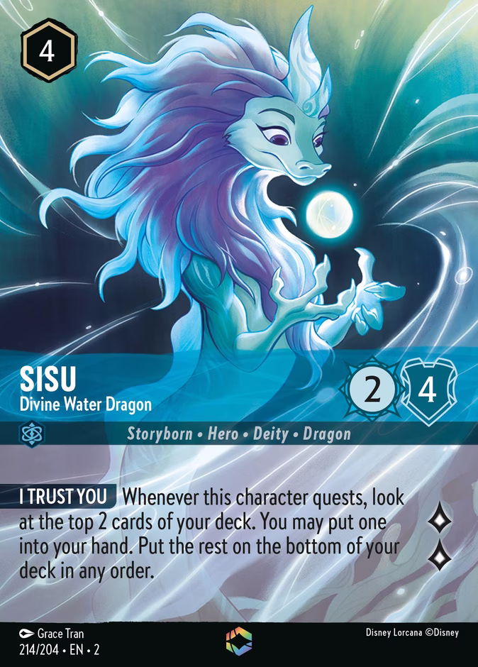 Sisu - Divine Water Dragon #214 #214 (Enchanted)