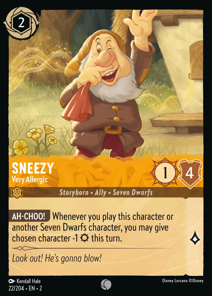 Sneezy - Very Allergic #22 (Common)