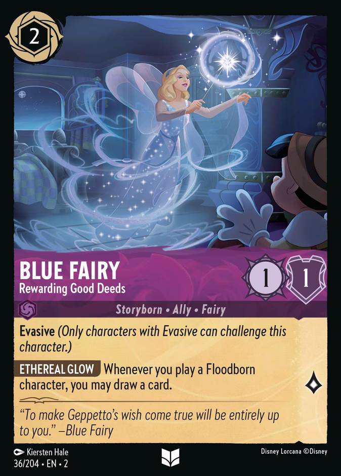 Blue Fairy - Rewarding Good Deeds #36 (Uncommon)